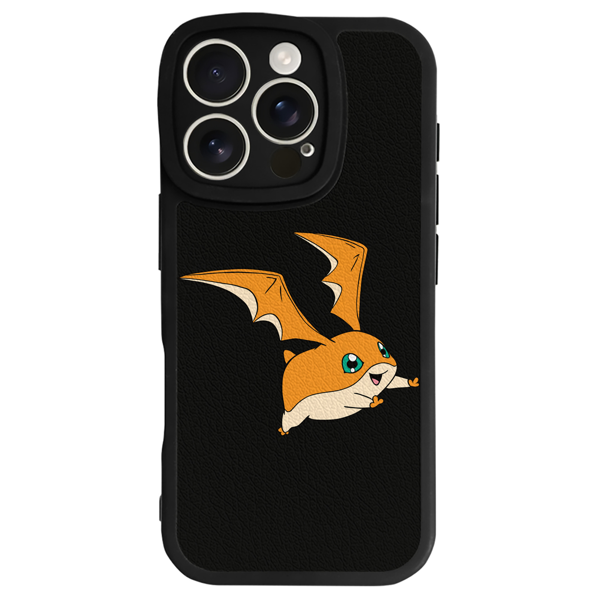 （画像用） Digimon デジタルモンスター/デジモン 【iPhone 16シリーズ対応】シリコンスマホケース（レザー調） 材質：シリコン